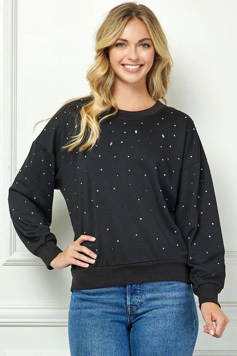 Gabby Rhinestone Sweatshirt
