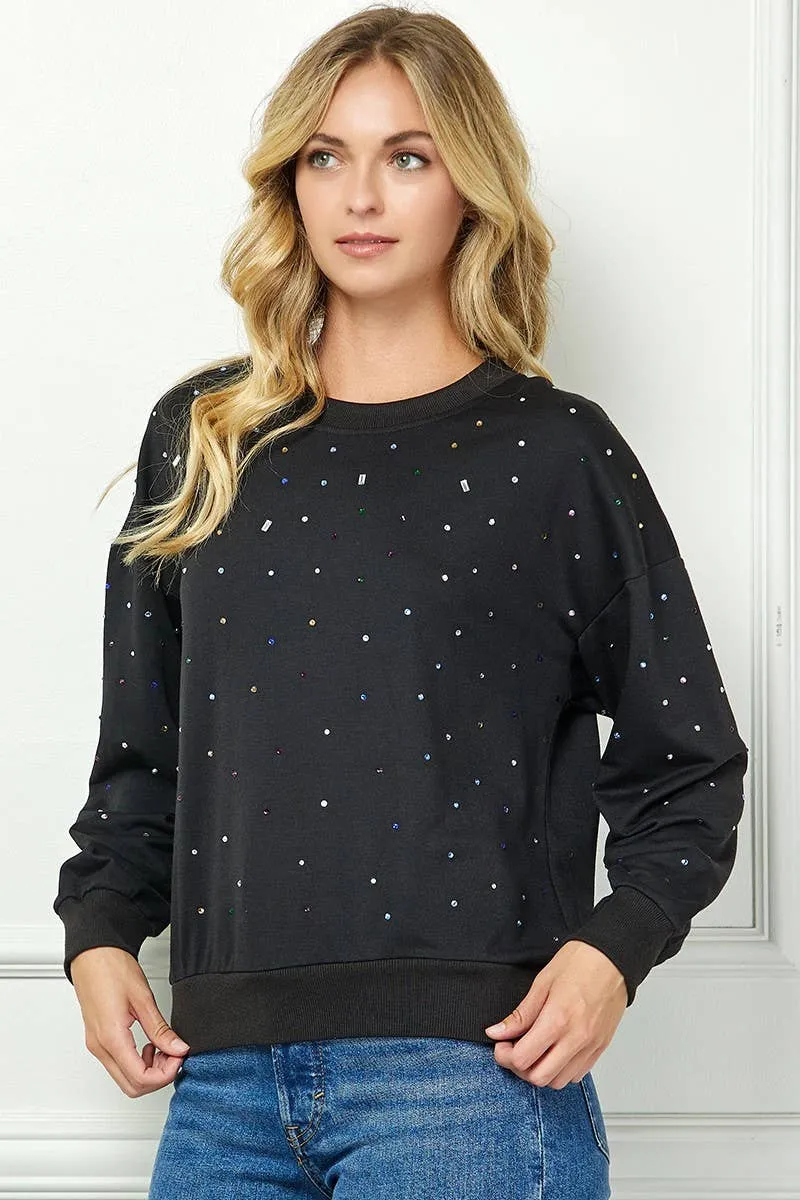 Gabby Rhinestone Sweatshirt
