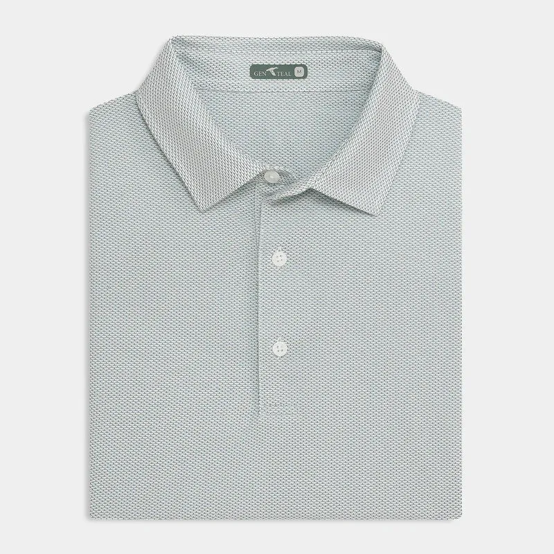Genteal Bombay Brick Jacquard Polo