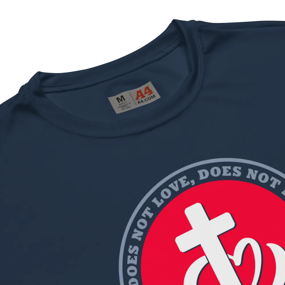 God is Love - Unisex performance crew neck t-shirt