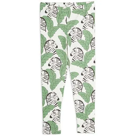 Green Zebra Leggings