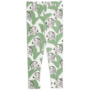 Green Zebra Leggings