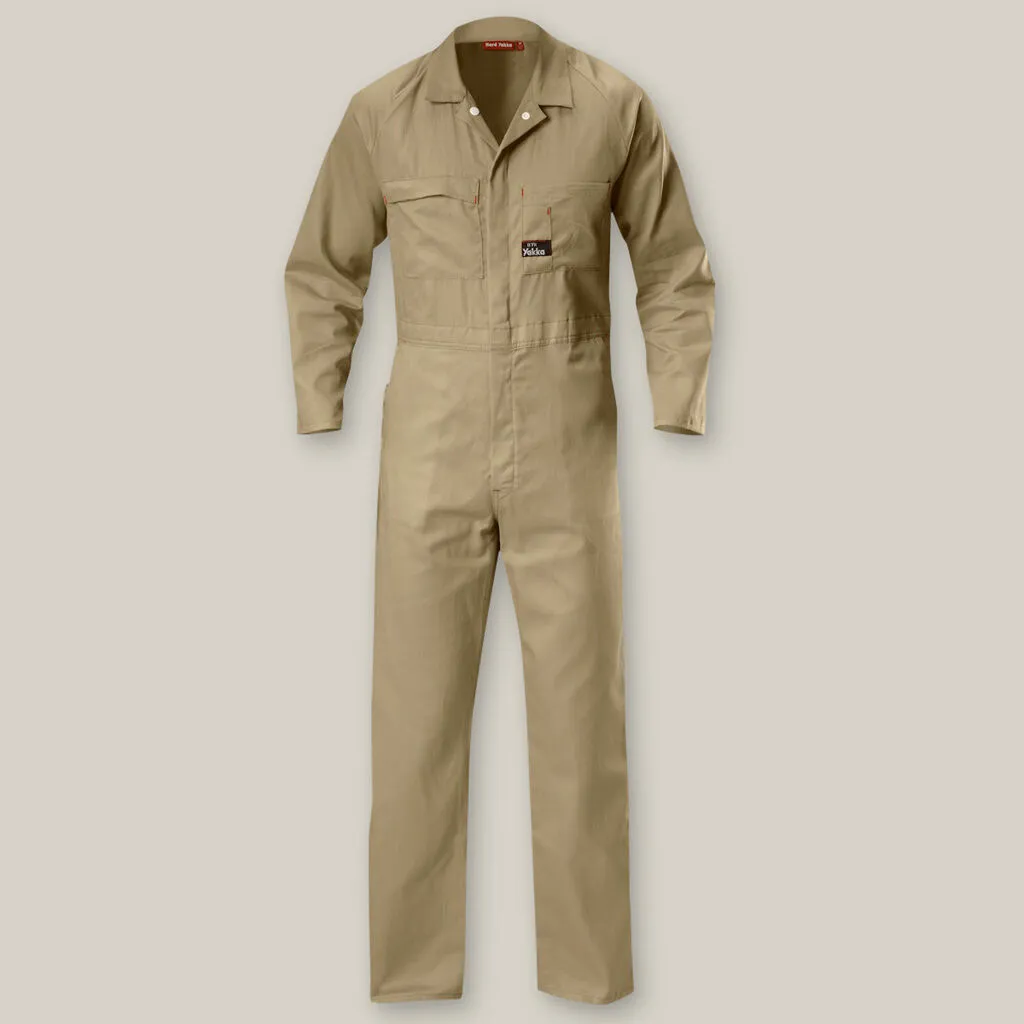 HARD YAKKA LIGHTWEIGHT COTTON DRILL COVERALL