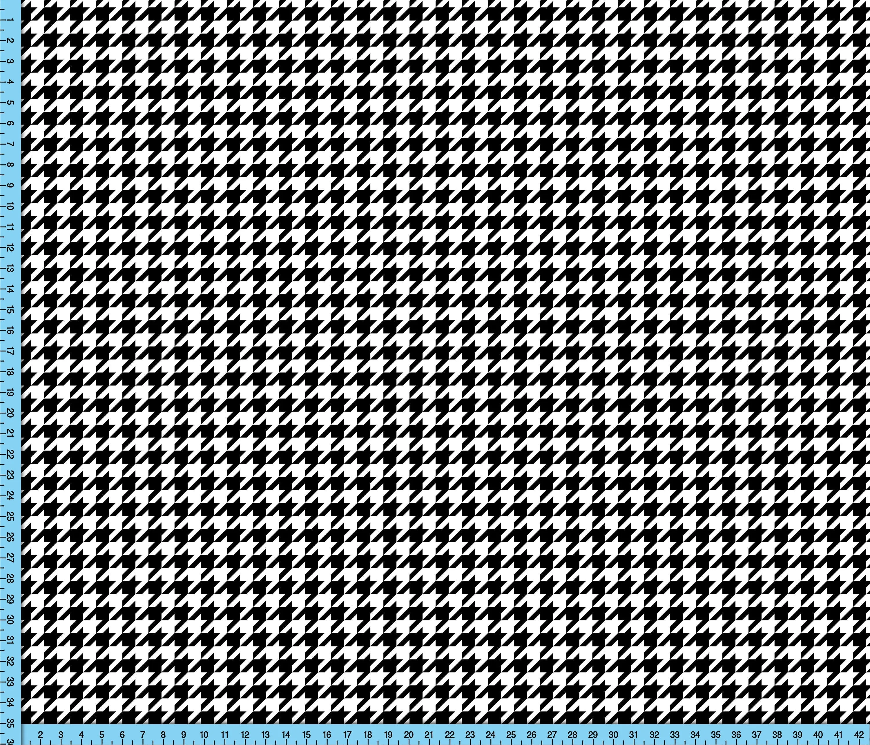 Herringbone Fabric By The Yard, Black and White Pattern Printed on the fabric of your choice
