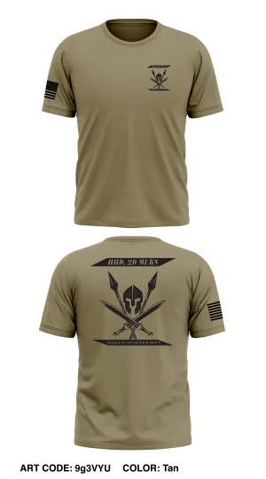 HHD, 2D MI BN, 66TH MI BDE Store 1 Core Men's SS Performance Tee - 9g3VYU