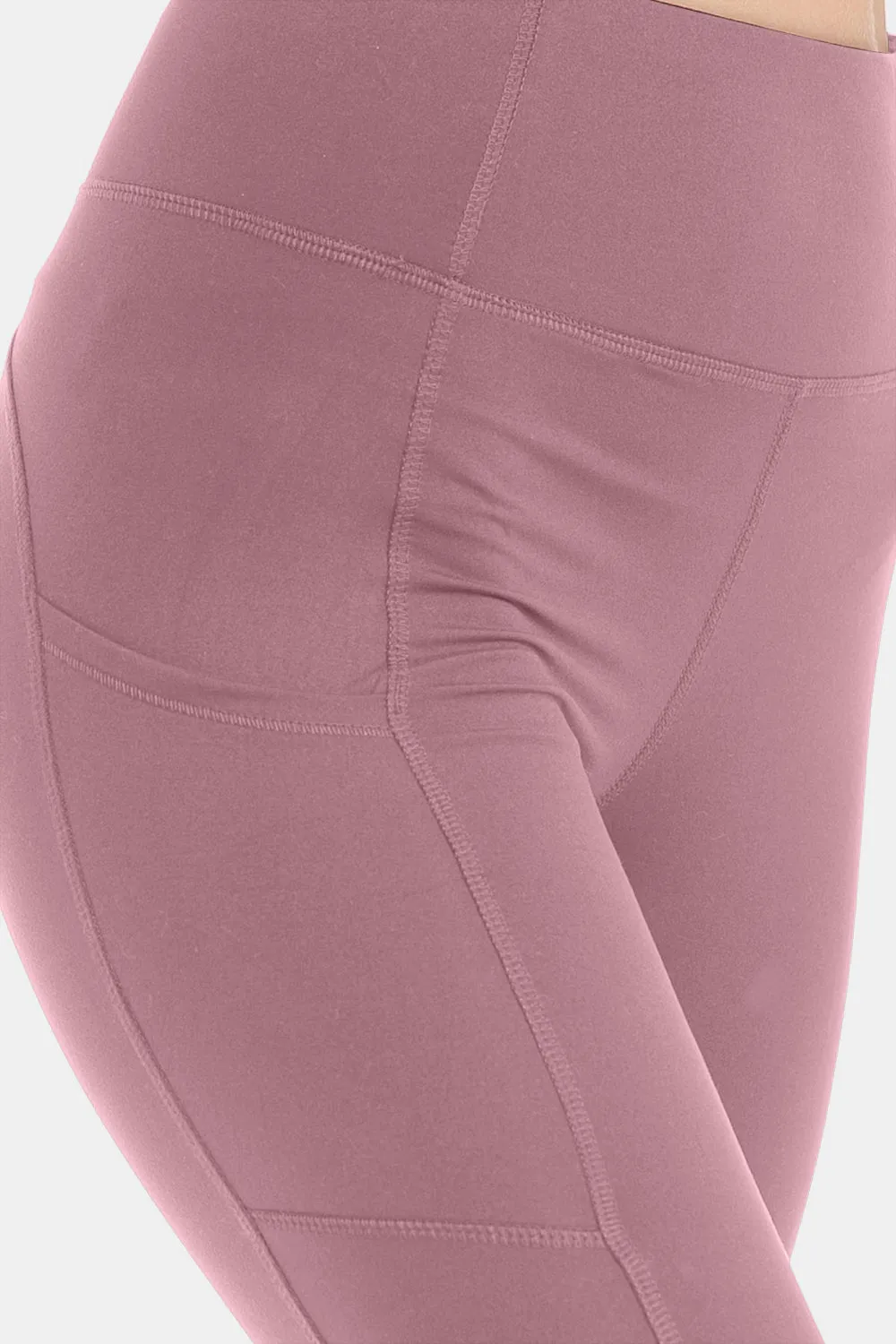 High Waist Leggings In Lunar Rock