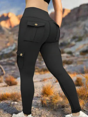 High-Waist Leggings with Pockets
