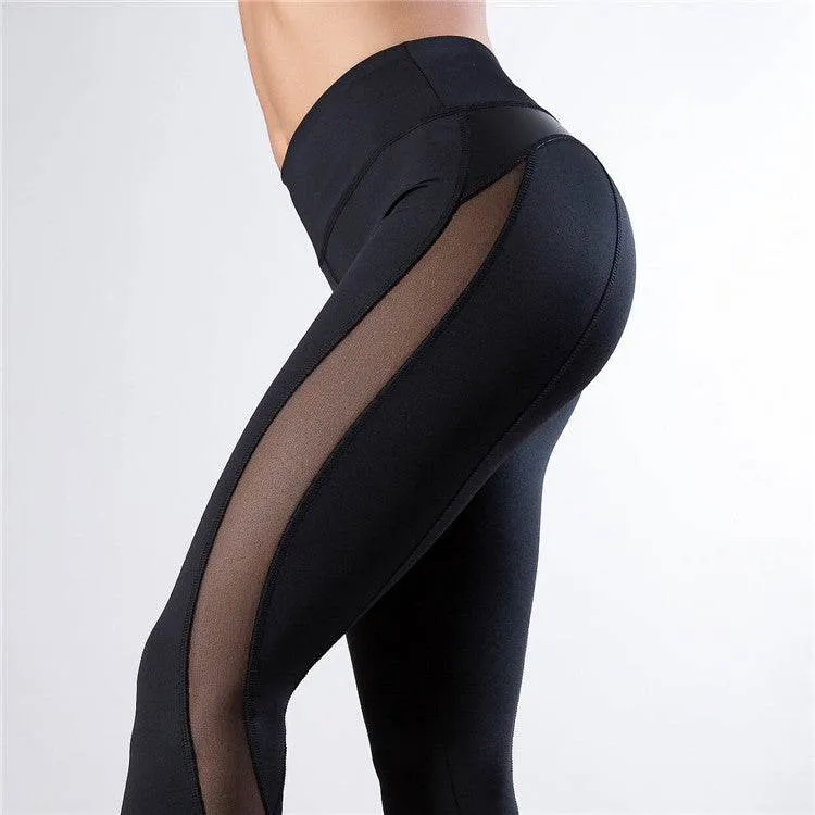 High-Waist Sports Leggings - Hip Support & Comfort