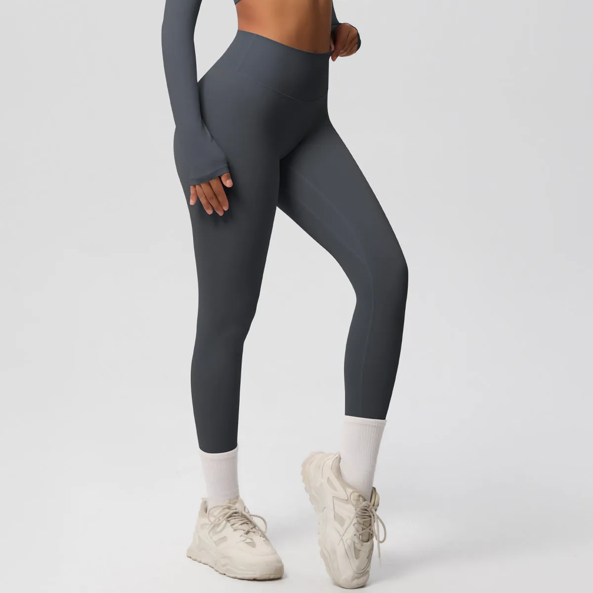 High-Waisted Quick-Dry Yoga and Fitness Leggings for Peak Performance