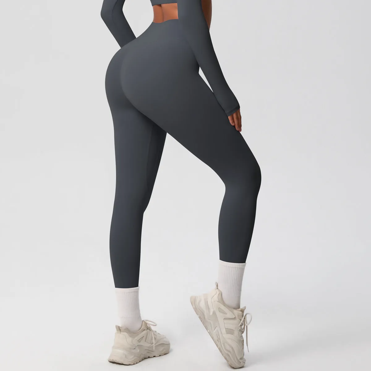High-Waisted Quick-Dry Yoga and Fitness Leggings for Peak Performance