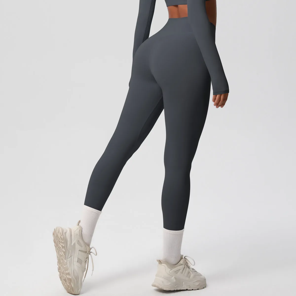 High-Waisted Quick-Dry Yoga and Fitness Leggings for Peak Performance