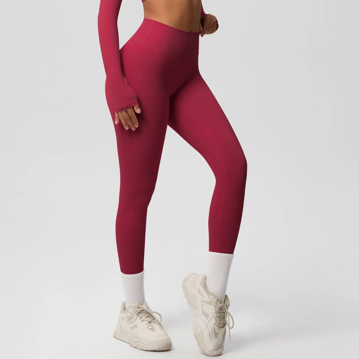 High-Waisted Quick-Dry Yoga and Fitness Leggings for Peak Performance