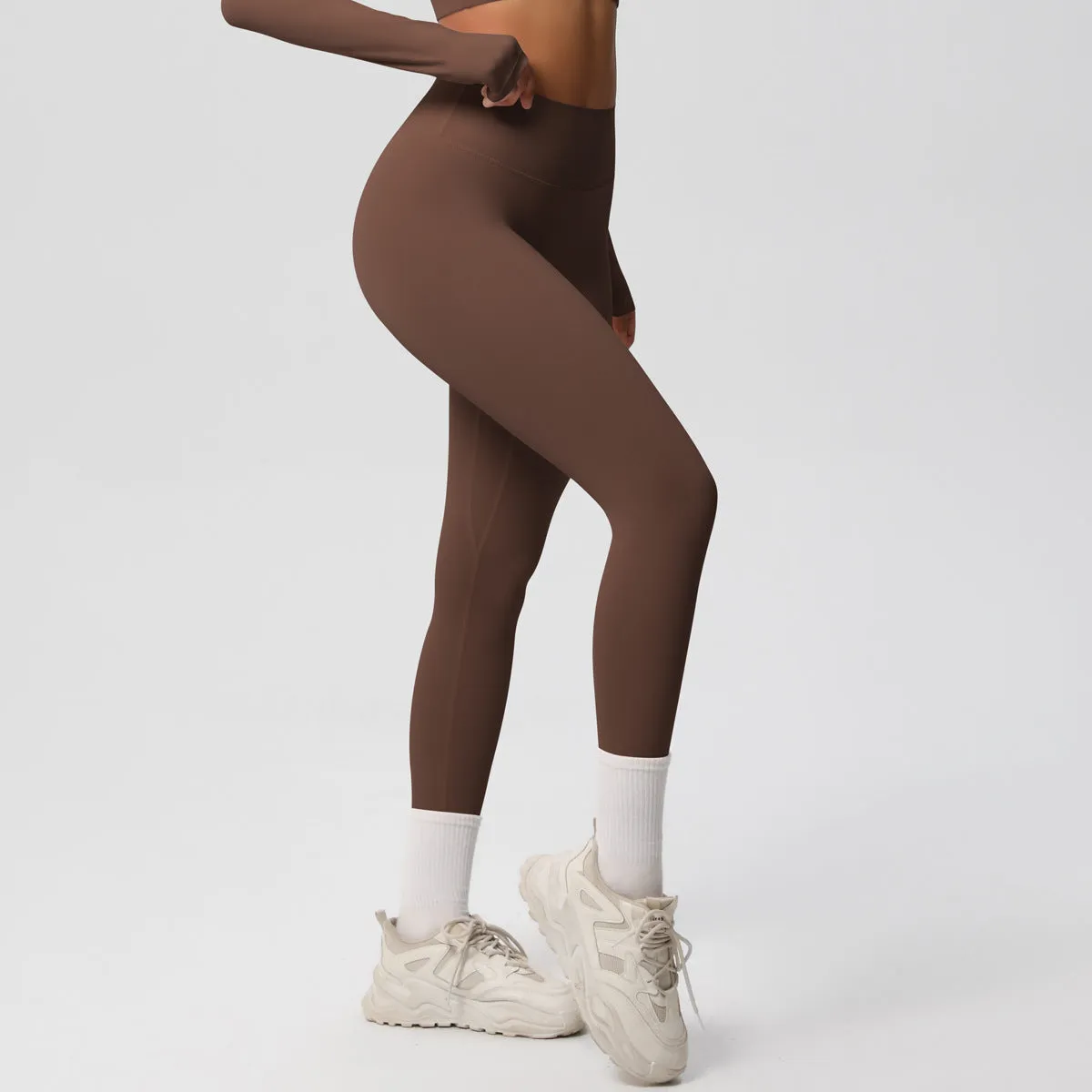 High-Waisted Quick-Dry Yoga and Fitness Leggings for Peak Performance