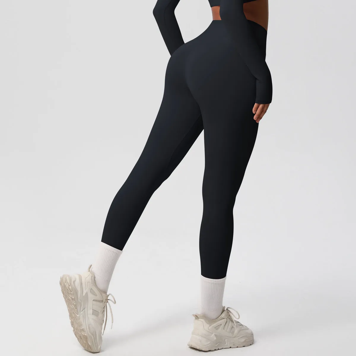 High-Waisted Quick-Dry Yoga and Fitness Leggings for Peak Performance