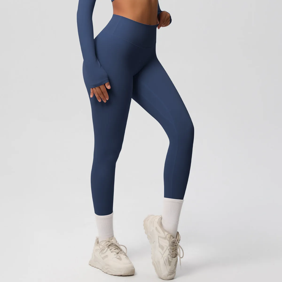 High-Waisted Quick-Dry Yoga and Fitness Leggings for Peak Performance