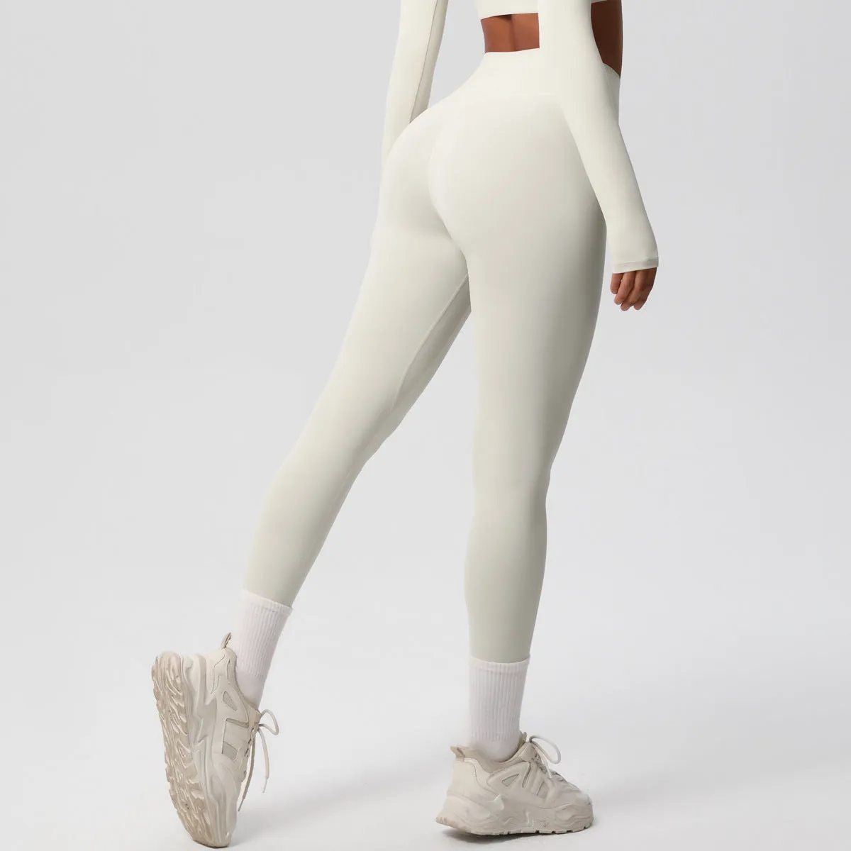 High-Waisted Quick-Dry Yoga and Fitness Leggings for Peak Performance