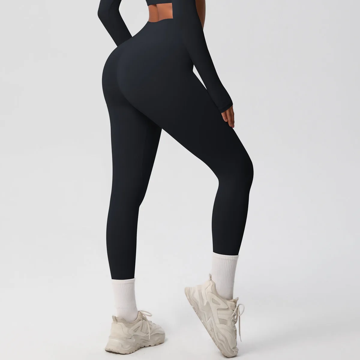 High-Waisted Quick-Dry Yoga and Fitness Leggings for Peak Performance