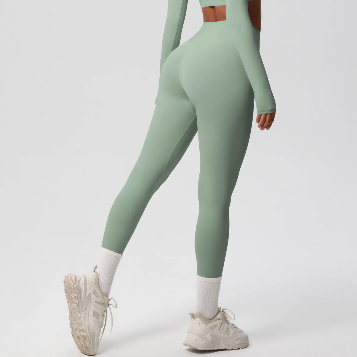 High-Waisted Quick-Dry Yoga and Fitness Leggings for Peak Performance