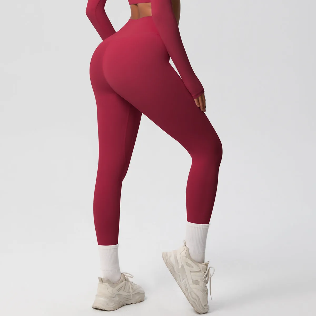 High-Waisted Quick-Dry Yoga and Fitness Leggings for Peak Performance