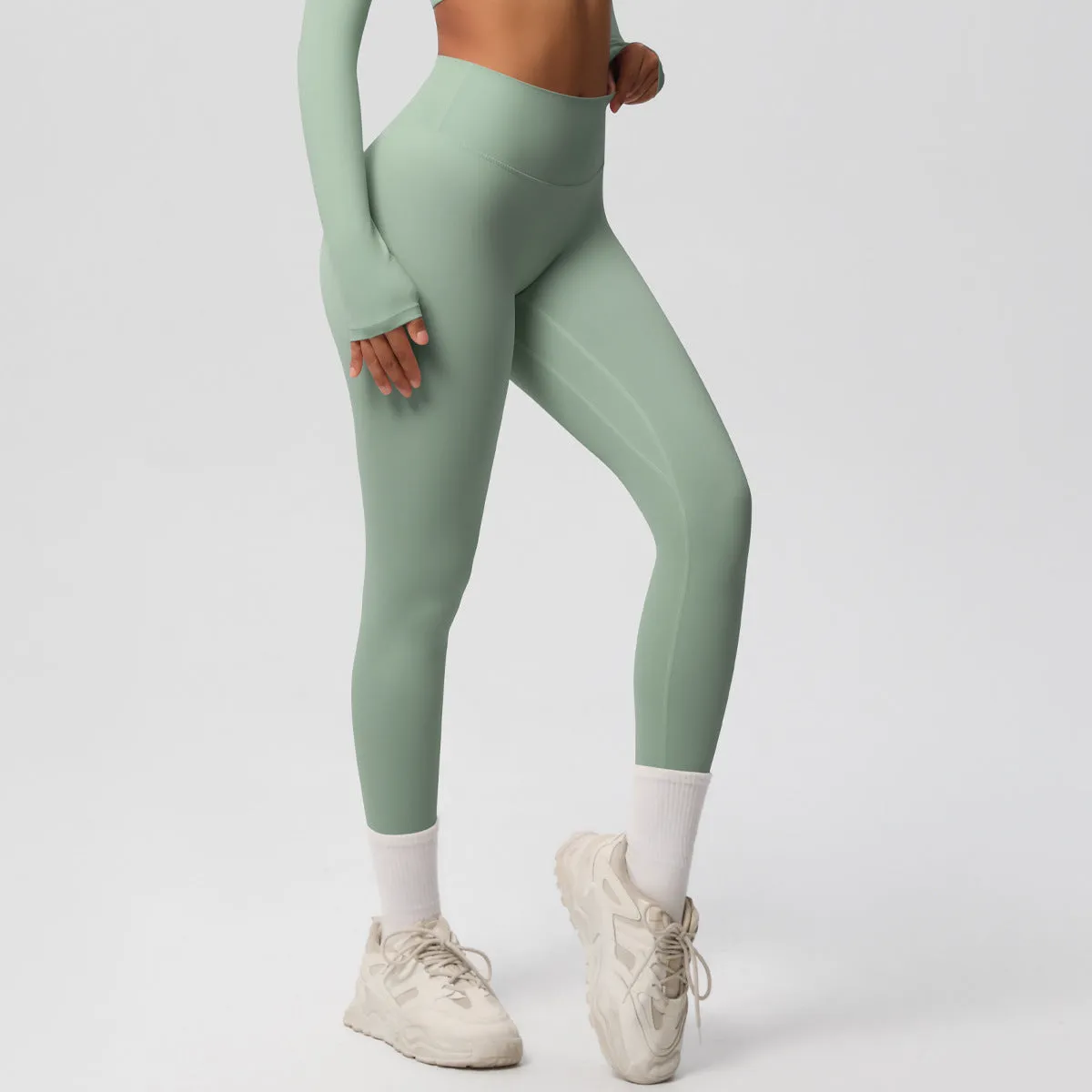 High-Waisted Quick-Dry Yoga and Fitness Leggings for Peak Performance