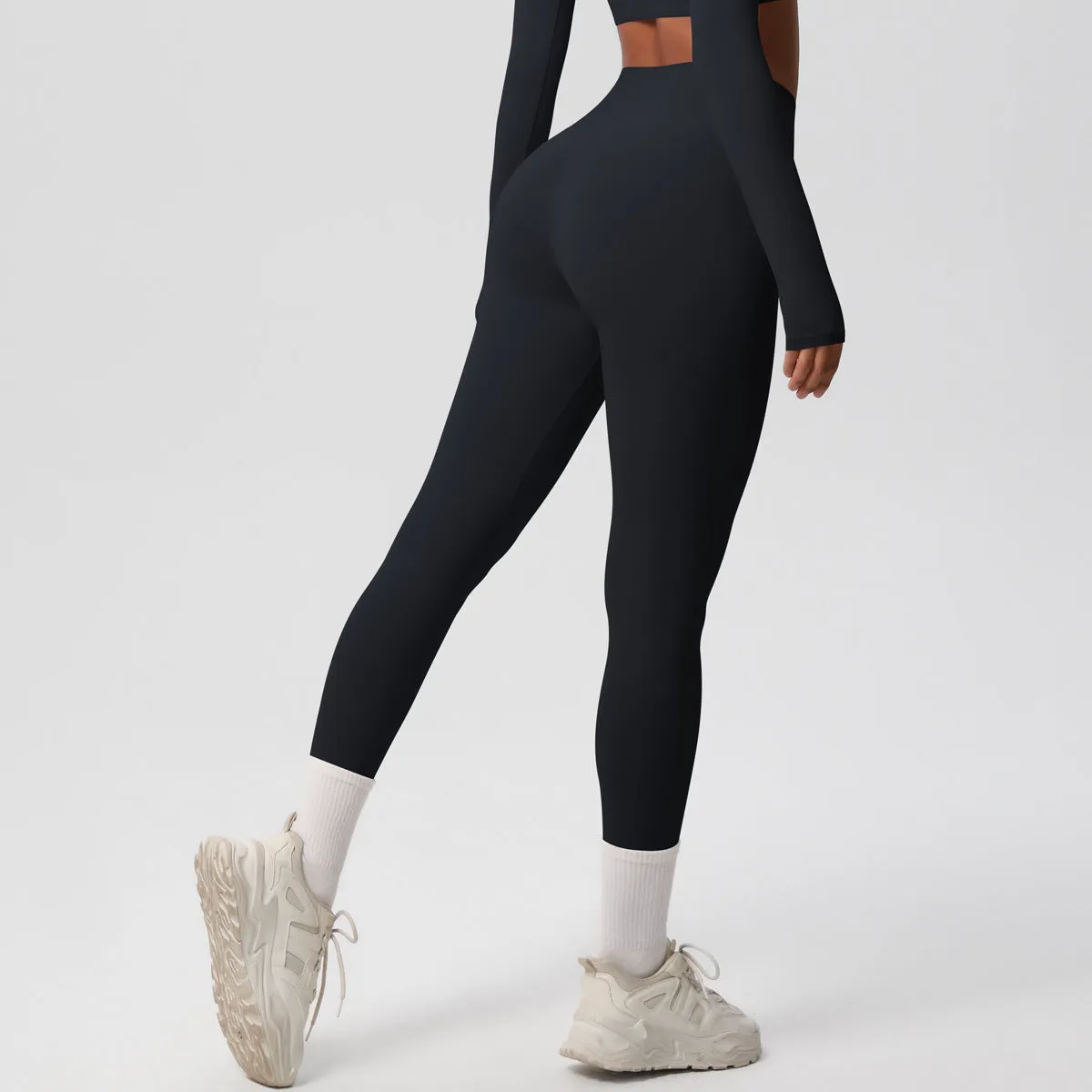 High-Waisted Quick-Dry Yoga and Fitness Leggings for Peak Performance