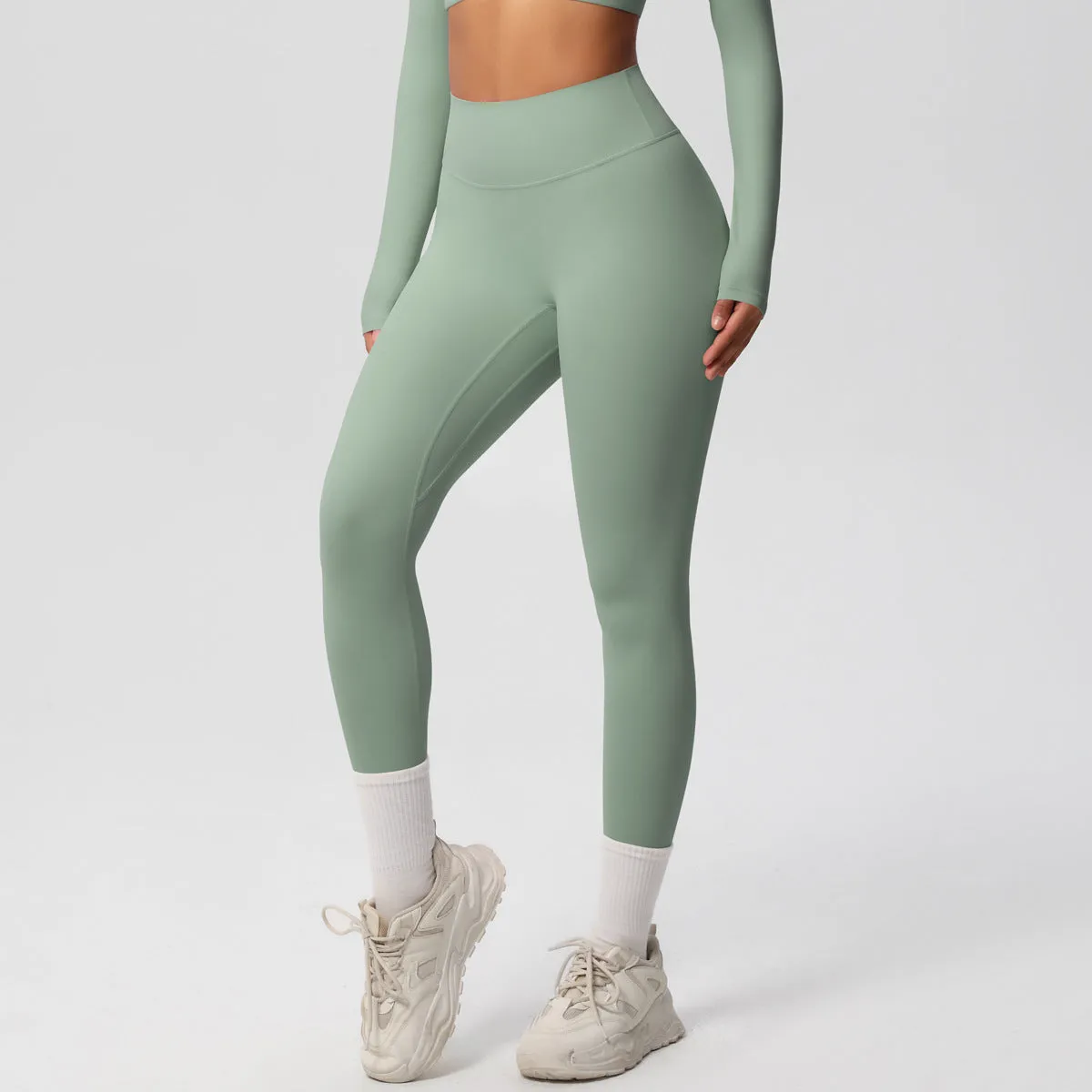 High-Waisted Quick-Dry Yoga and Fitness Leggings for Peak Performance