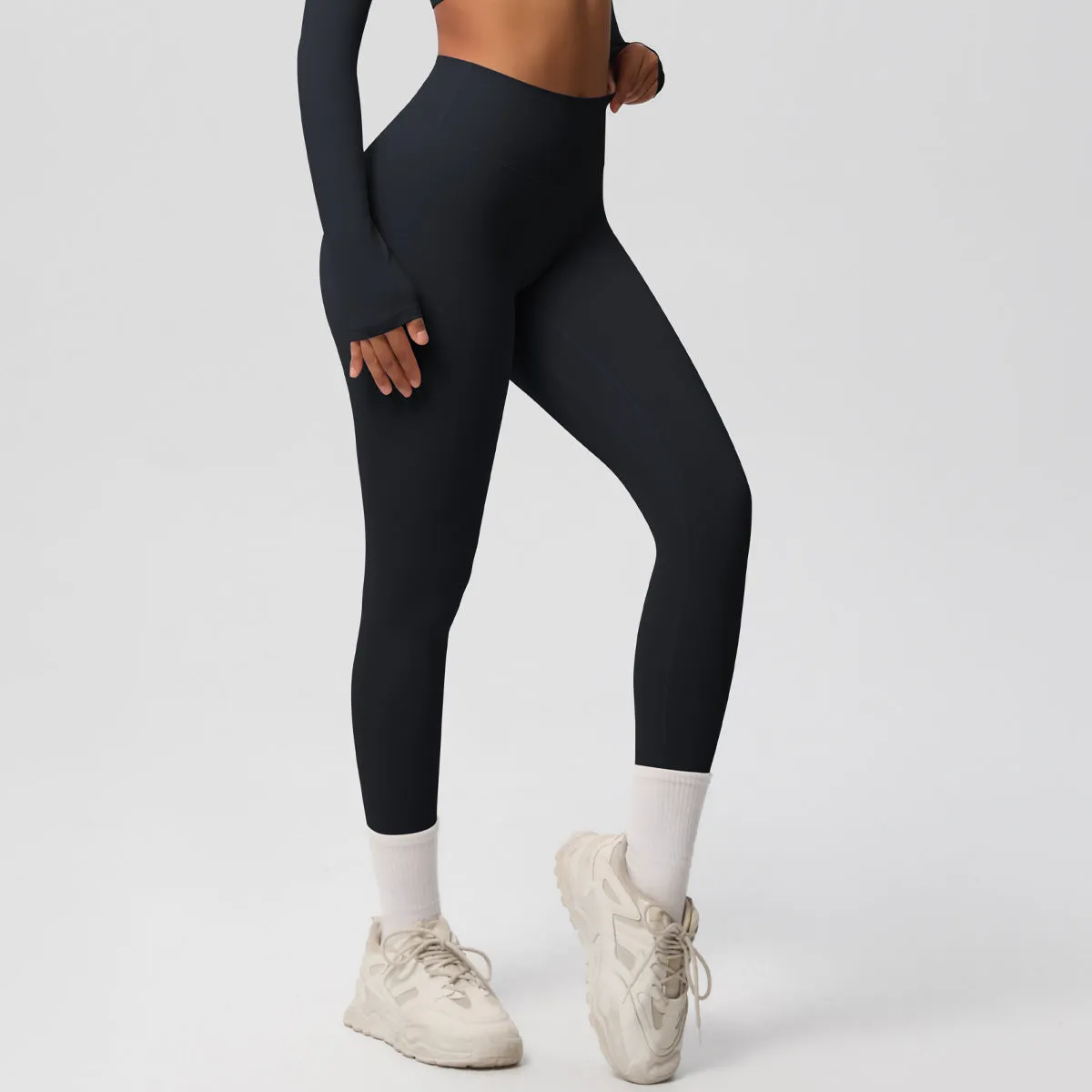 High-Waisted Quick-Dry Yoga and Fitness Leggings for Peak Performance