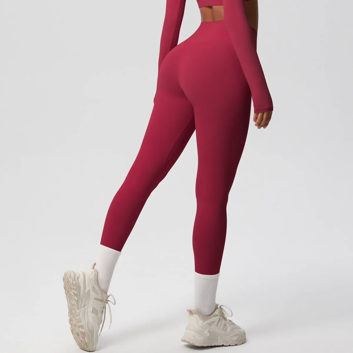 High-Waisted Quick-Dry Yoga and Fitness Leggings for Peak Performance