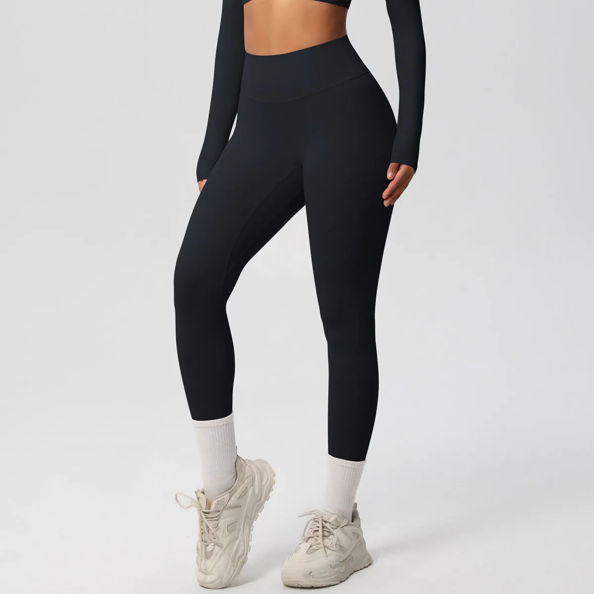 High-Waisted Quick-Dry Yoga and Fitness Leggings for Peak Performance