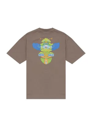 Hikerdelic Bee & Bee SS T-Shirt In Mushroom