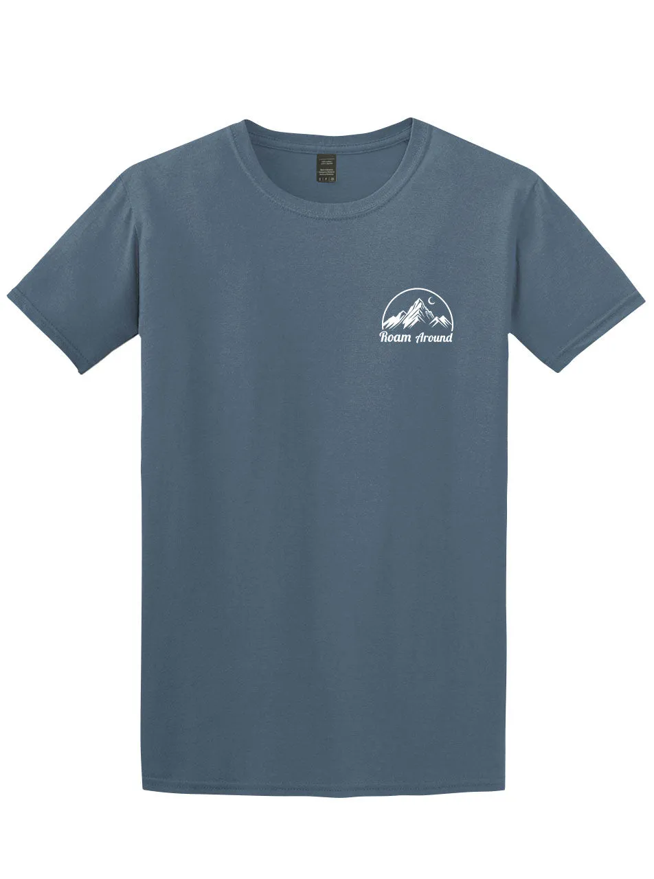 Hikers Back Print with Pocket Print T-Shirt