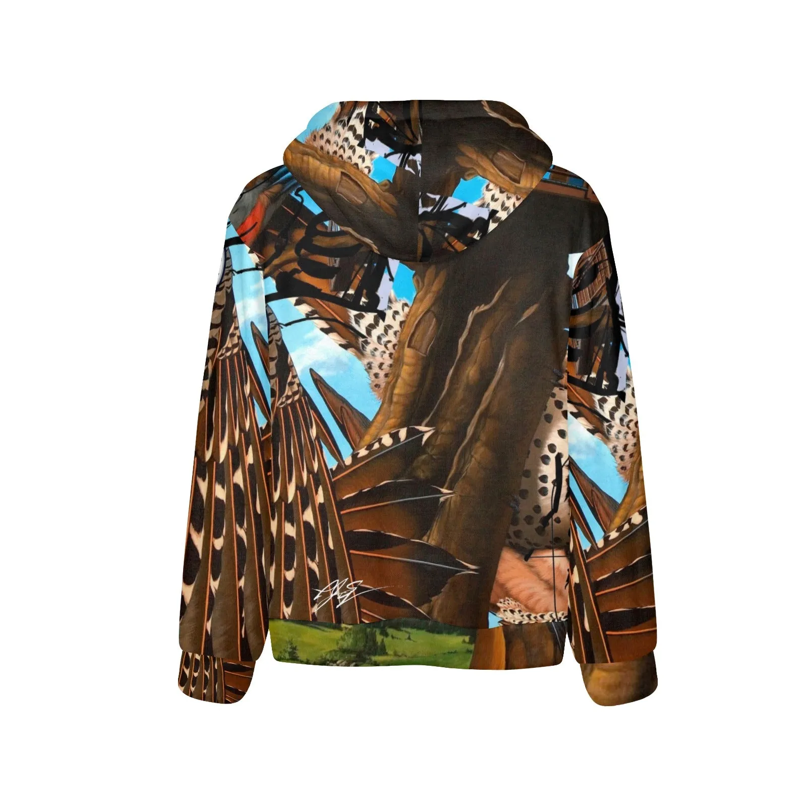 Home Invasion Men's Flannel Hoodie