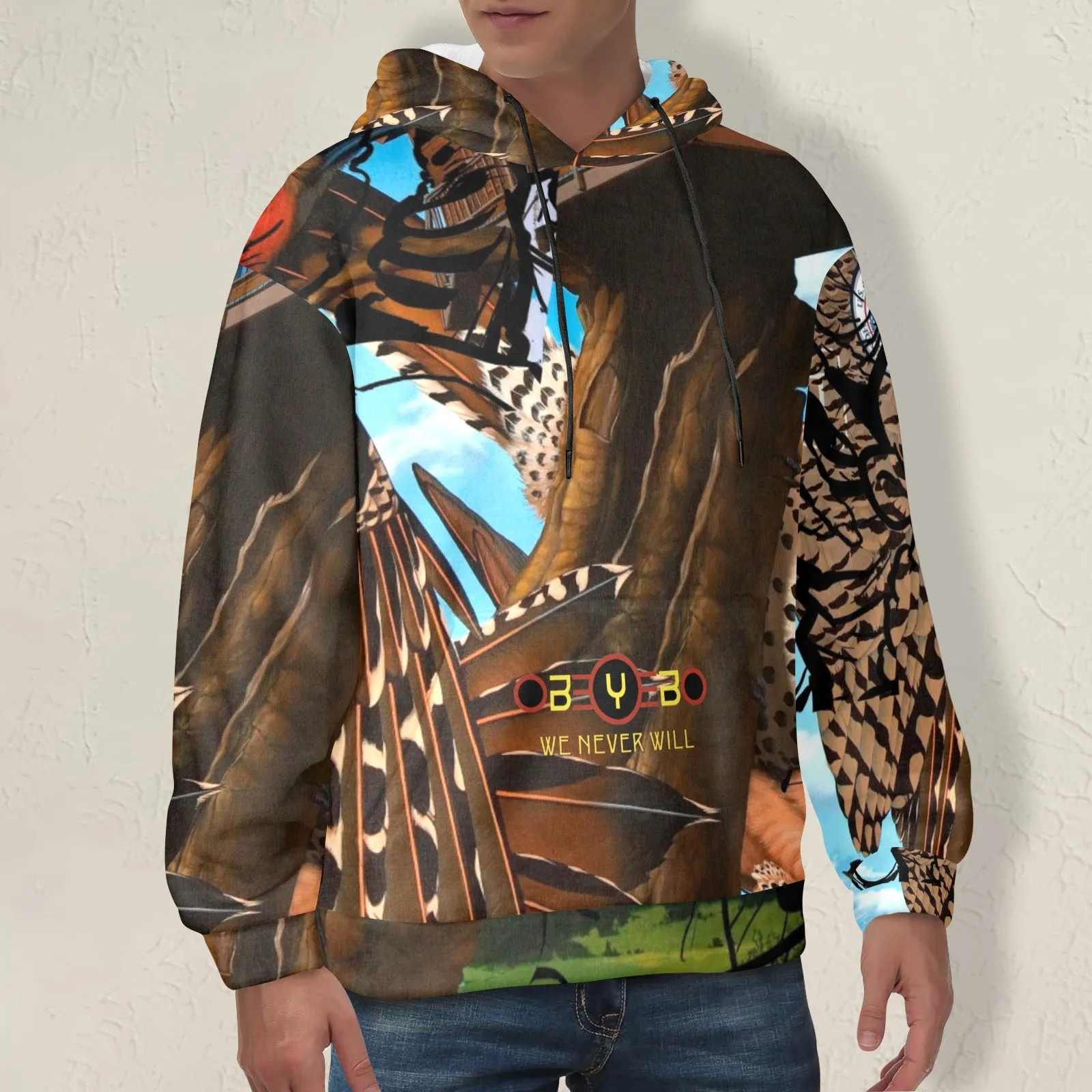 Home Invasion Men's Flannel Hoodie