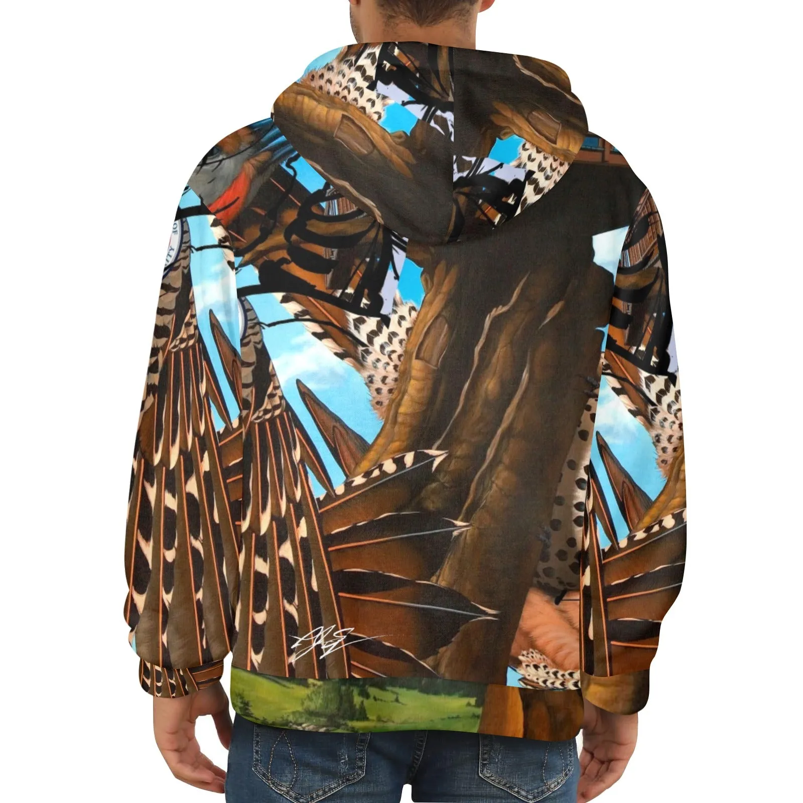 Home Invasion Men's Flannel Hoodie