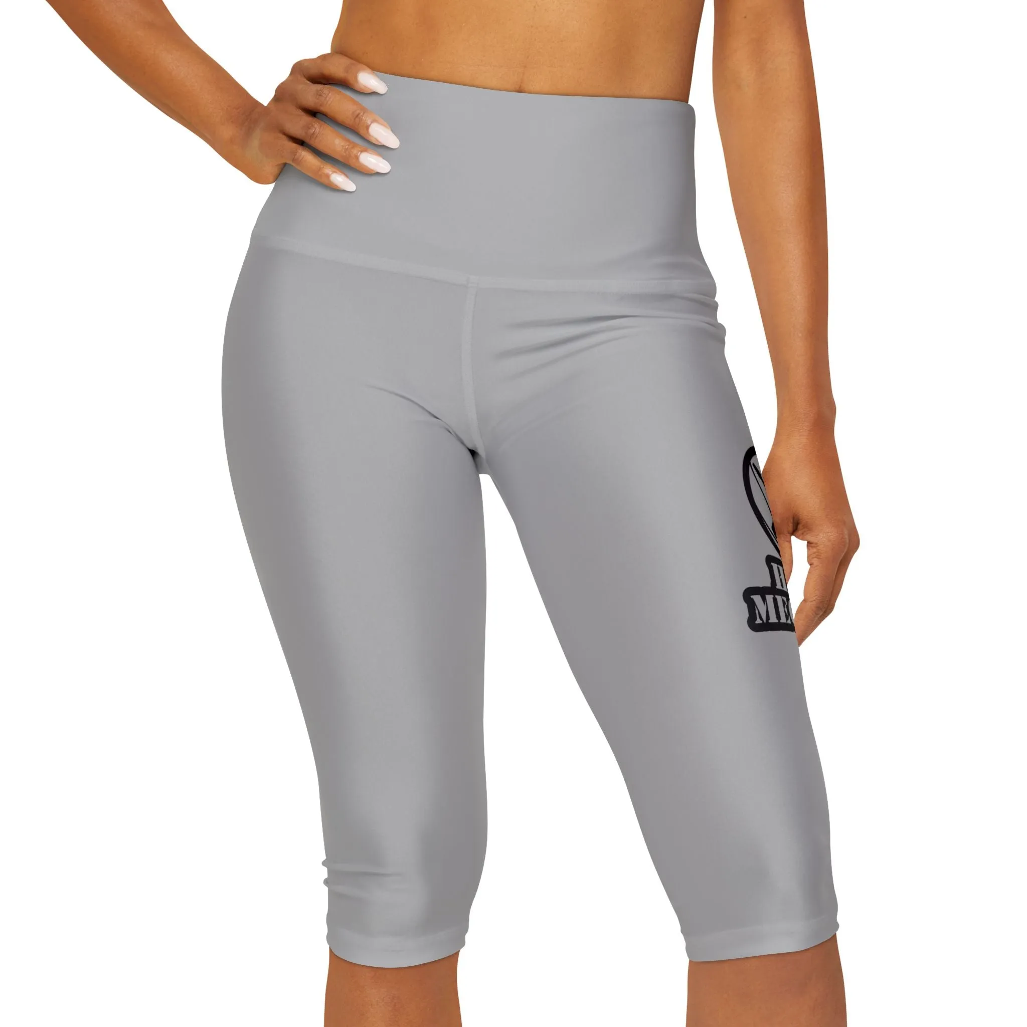 Hoops Mechanic Grey Yoga Capri Leggings