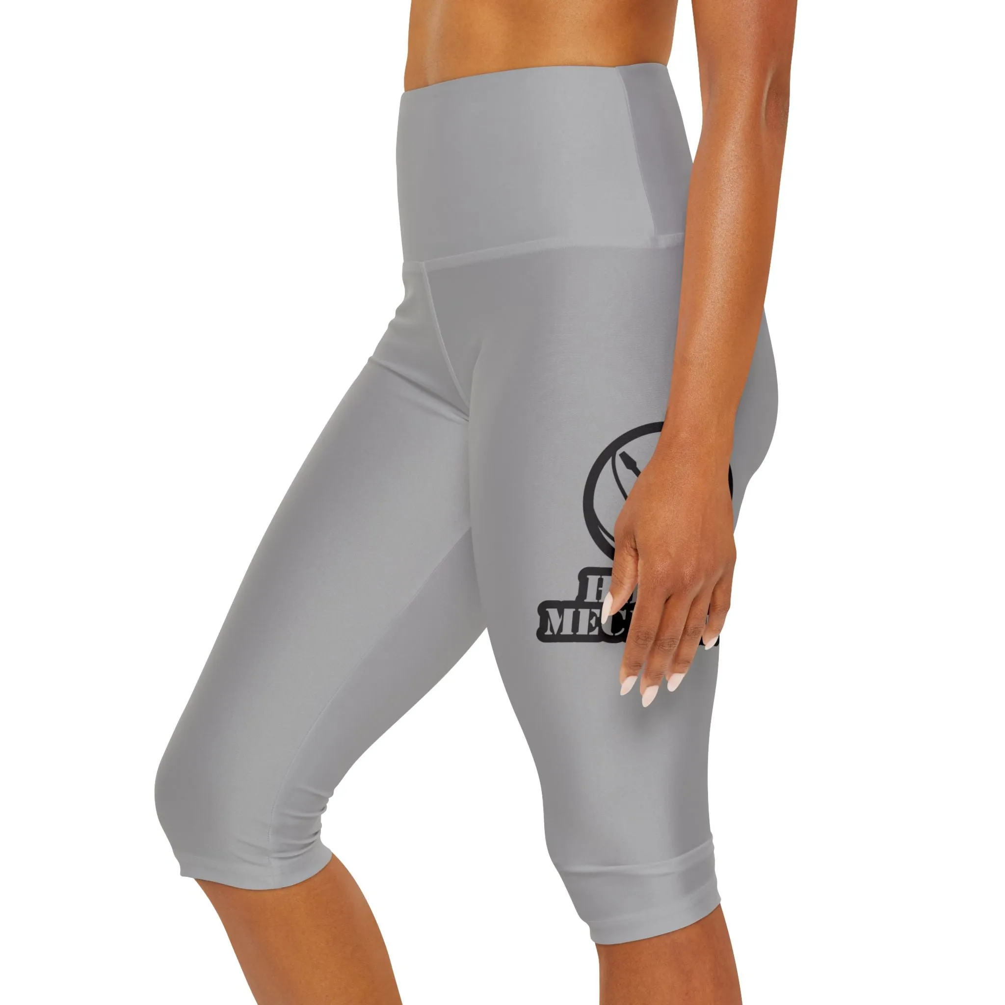 Hoops Mechanic Grey Yoga Capri Leggings
