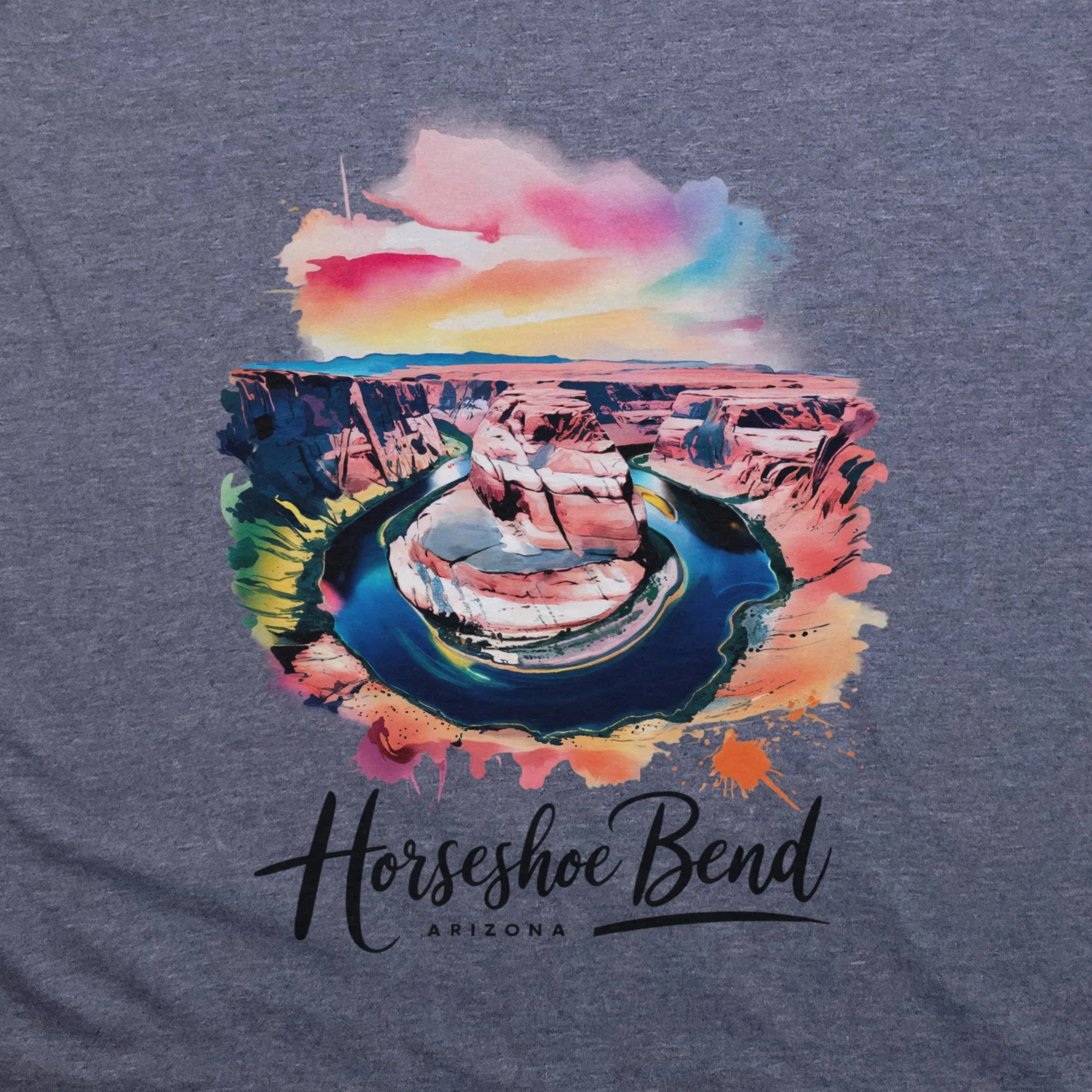 Horseshoe Bend Watercolor T-Shirt