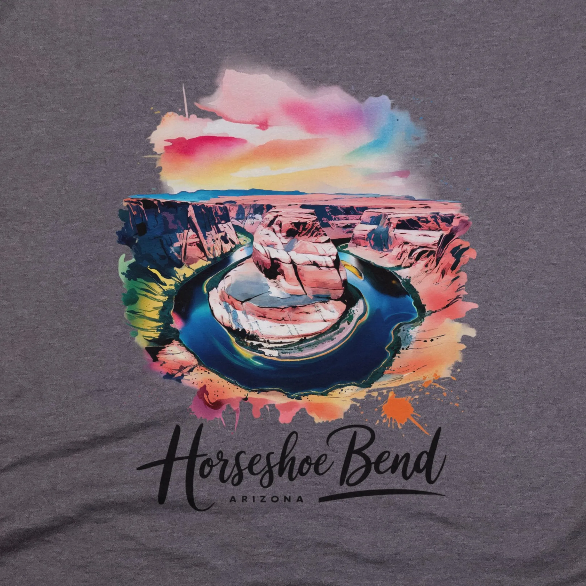 Horseshoe Bend Watercolor T-Shirt
