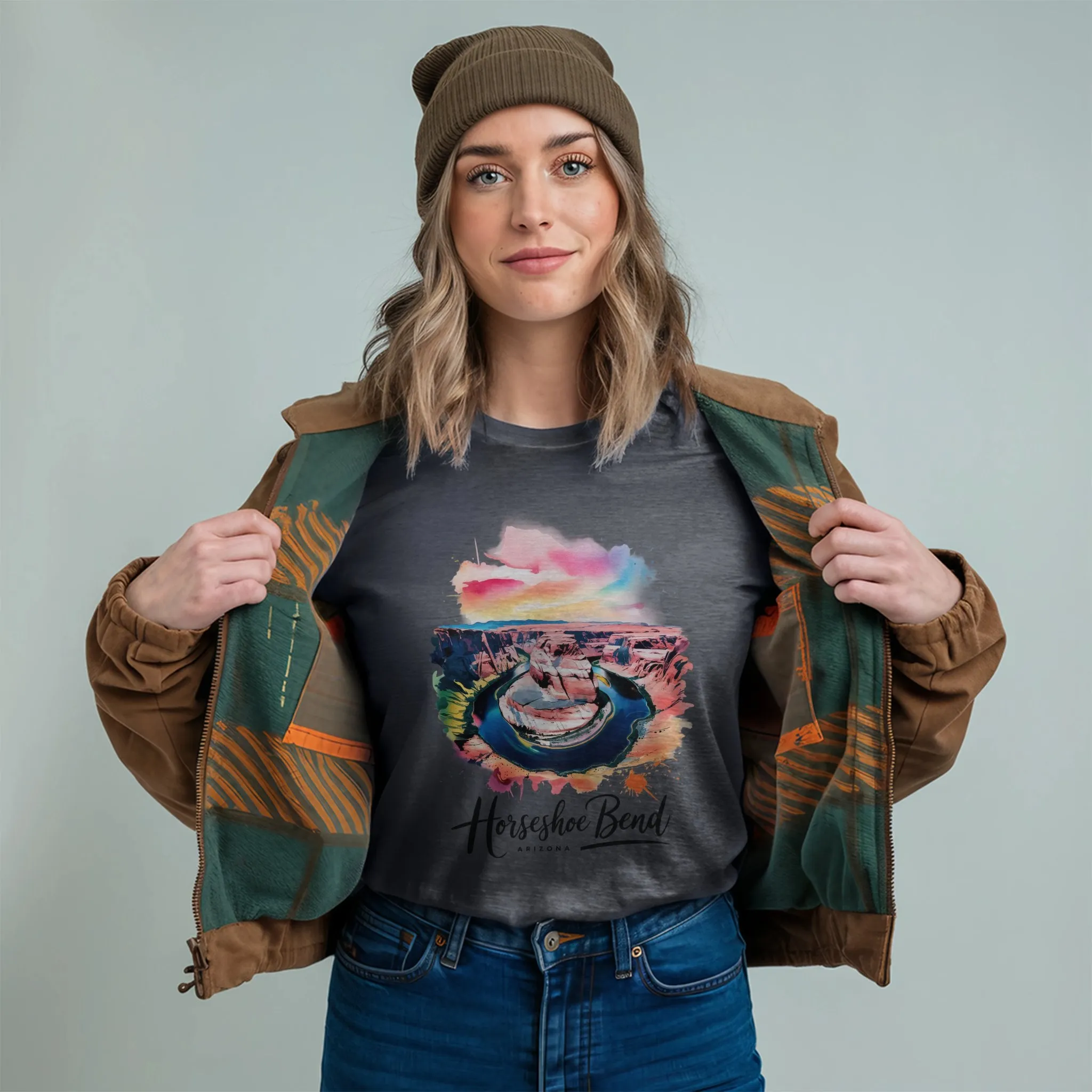 Horseshoe Bend Watercolor T-Shirt