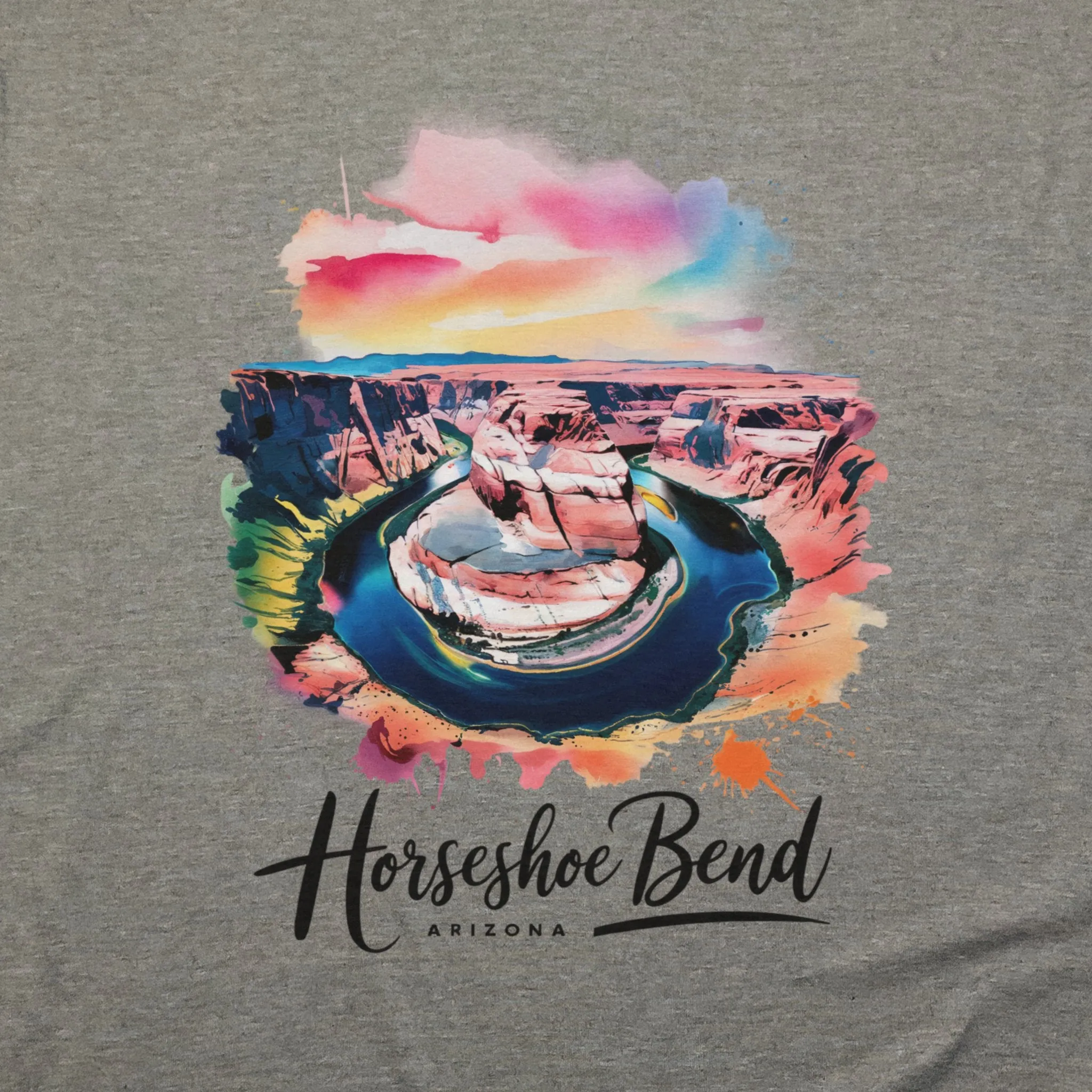 Horseshoe Bend Watercolor T-Shirt