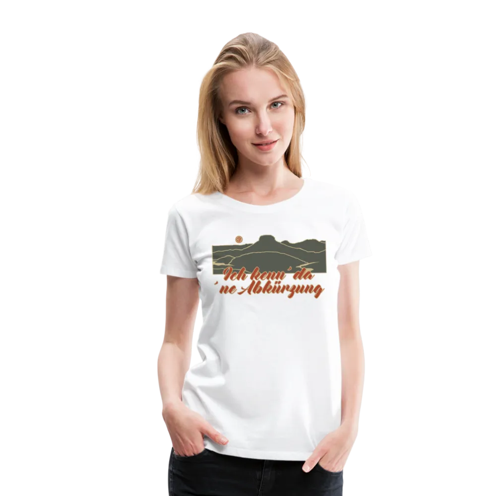 Ich kenn da ne Abkürzung - Premium T-Shirt