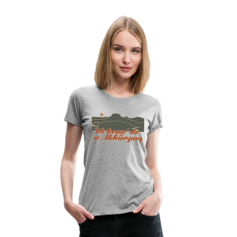Ich kenn da ne Abkürzung - Premium T-Shirt