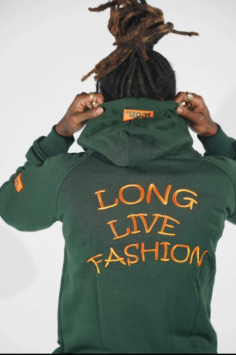 ICON Green Long Live Fashion Hoodies