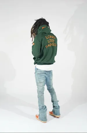 ICON Green Long Live Fashion Hoodies