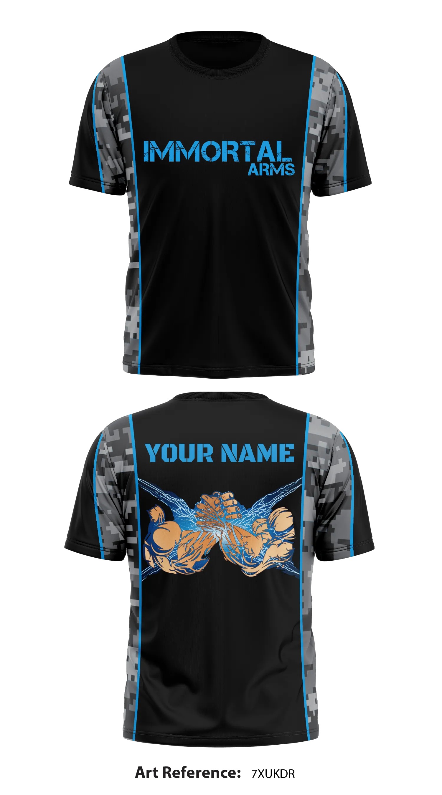 Immortal Arms Store 2 Core Men's SS Performance Tee - 7xUkDr