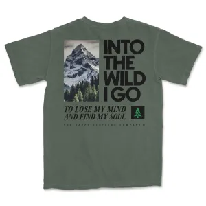 Into The Wild Peaks & Pines Edition Pigment-Dyed Pocket Tee