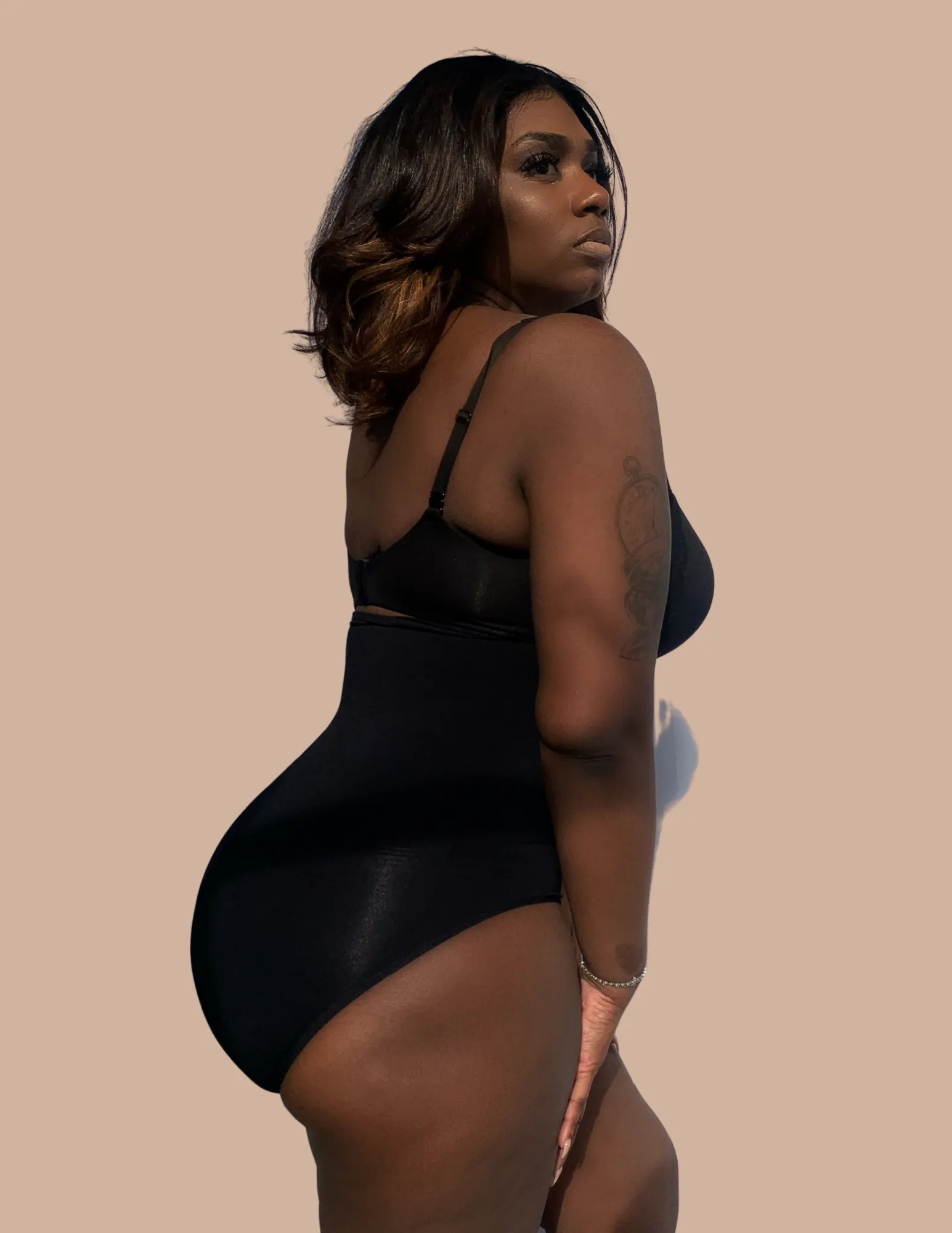 Itty Bitty High Waist Compression Brief
