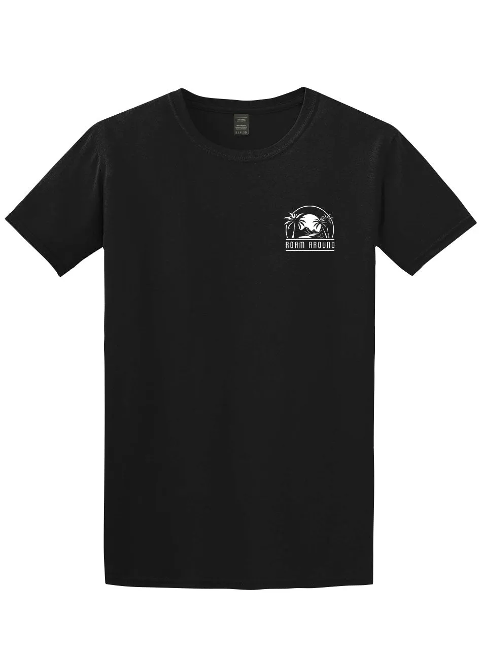 Jungle Hiking Back Print with Pocket Print T-Shirt