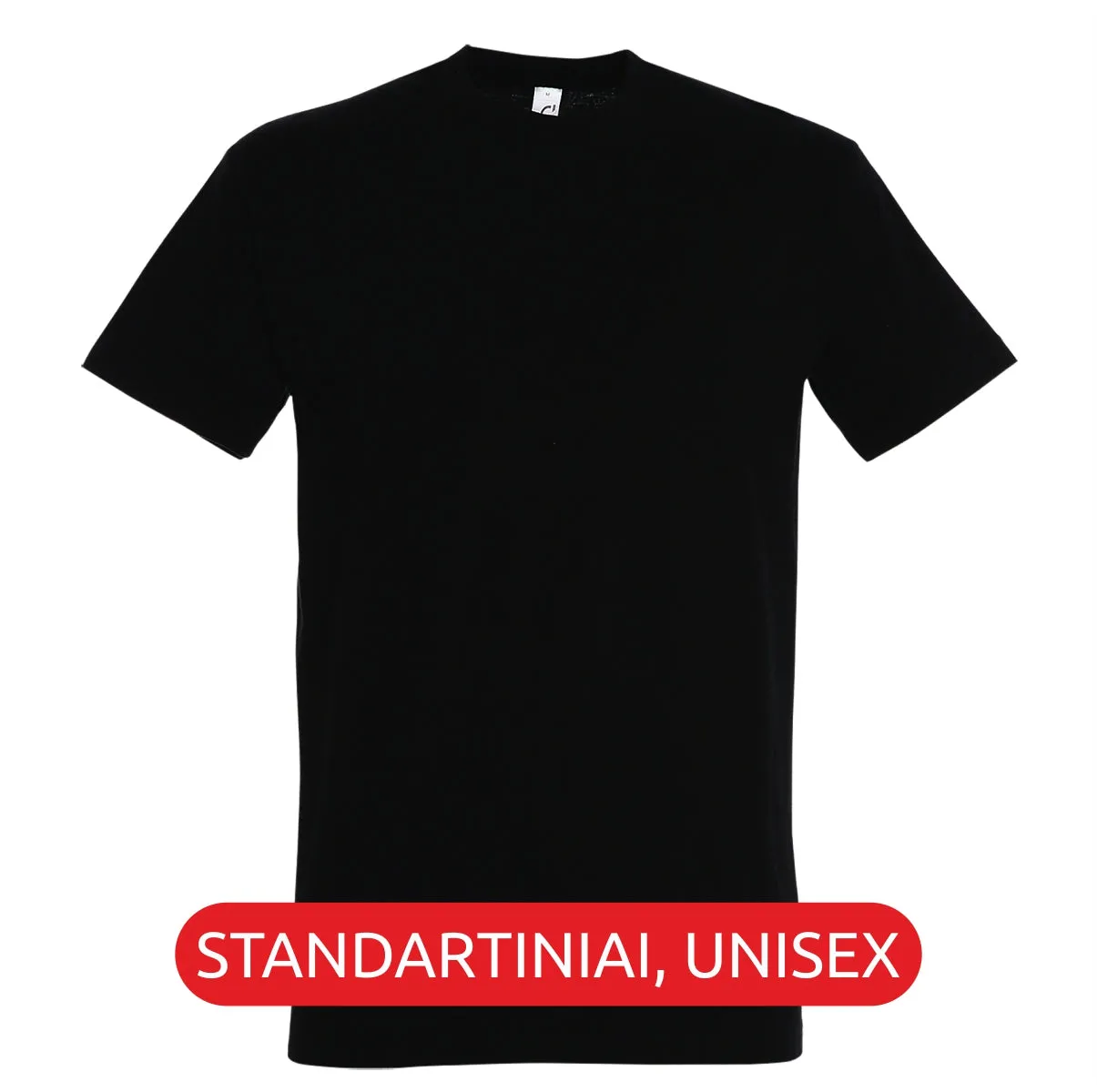 Juodi UNISEX marškinėliai "Adventure"