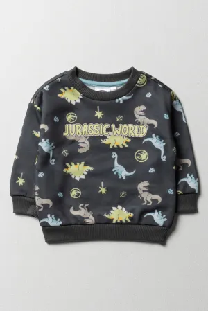Jurassic World Crew Neck Tracktop Dark Grey